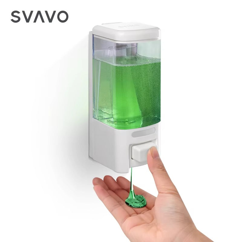 SVAVO V-8101 手動皂液器 - 500ml 壁掛式 酒店及家居適用
