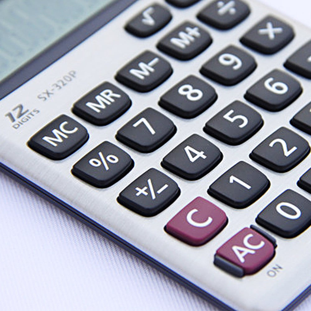 Casio SX-320P 計算器 12 位旅行計算器