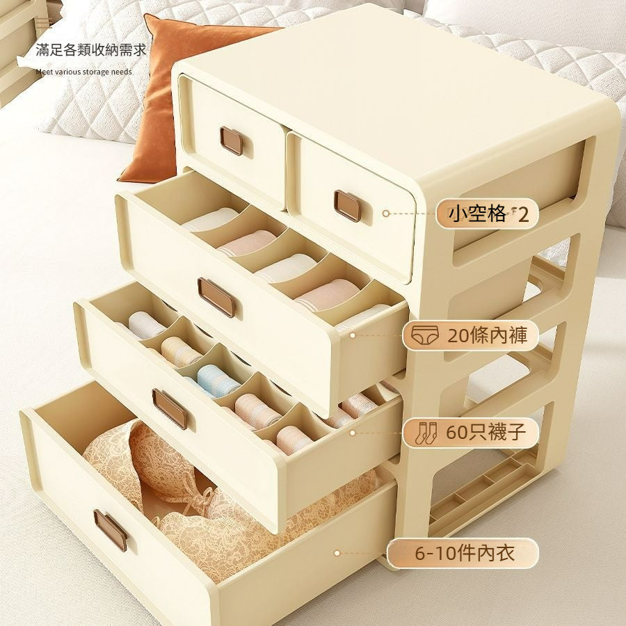 抽屜式衣櫃分隔收納盒｜家用塑膠整理箱 衫褲雜物分類盒 屋企衣櫃慳位執拾神器