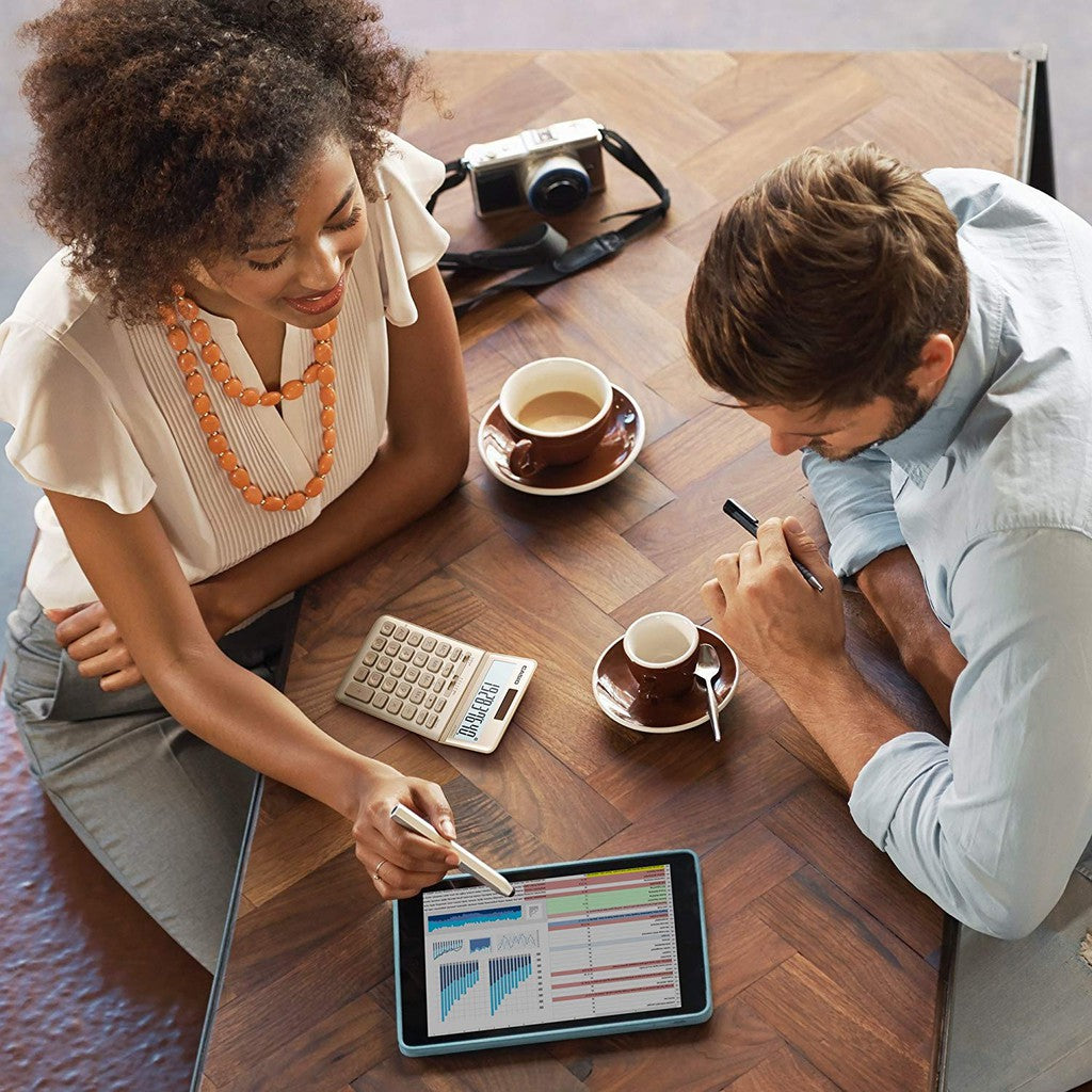 Casio JW-200SC 金金屬時尚系列辦公室計算器 12 位