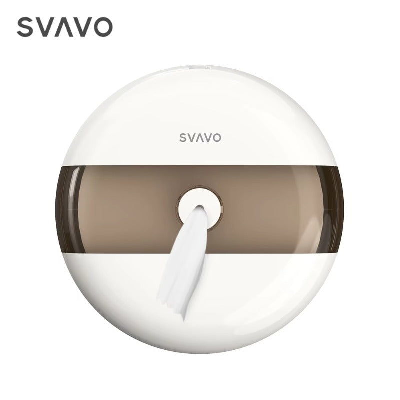 SVAVO ZM-066 壁掛式商用浴室大卷衛生紙架 - ABS 材質 現代簡約款 多色可選
