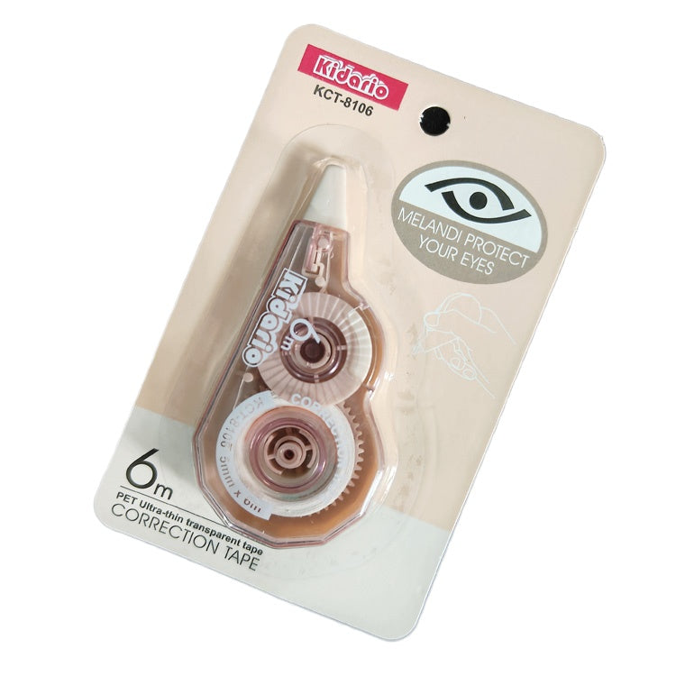 Kidario KCT-8106 修正帶 | 莫蘭迪色系 6m×5mm 書寫修正必備