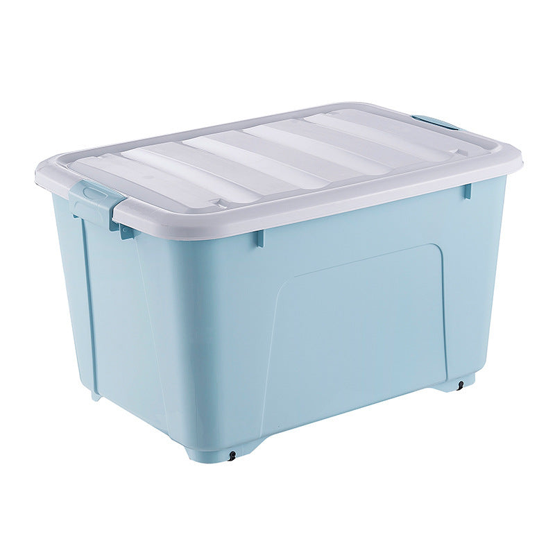 超大號加厚塑料收納箱｜有蓋衣物被子整理箱 玩具雜物儲物箱 大容量耐摔家用收納盒