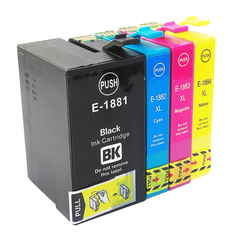 Epson T1881-T1884 優質代用噴墨匣｜WF-3641 WF-7111 WF-7621 打印機適用