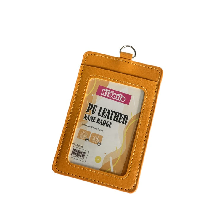 Kidario PU 仿皮卡套 | 雙面可用 60×90mm 證件適用 12 色可選