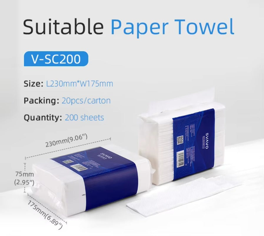 SVAVO ZM-060 壁掛式商用浴室多摺紙巾架 - ABS 材質 現代奢華款 多色可選