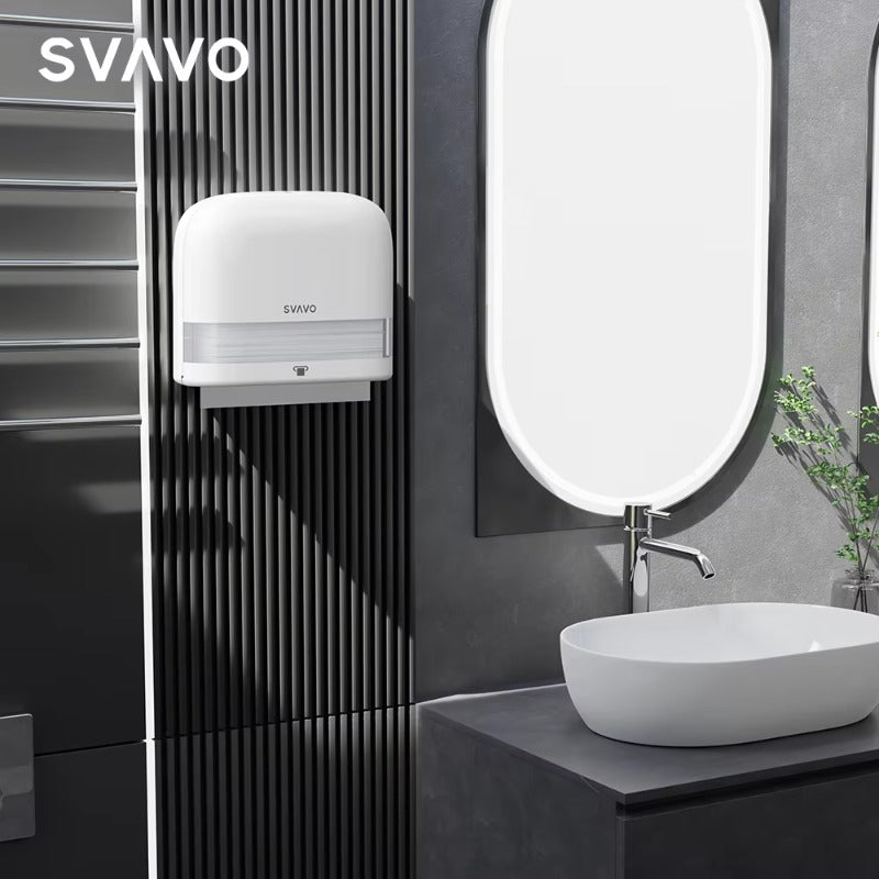 SVAVO ZM-060 壁掛式商用浴室多摺紙巾架 - ABS 材質 現代奢華款 多色可選