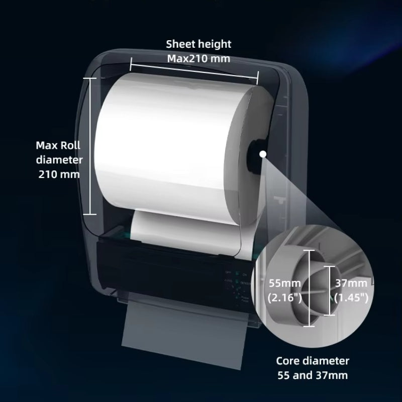 SVAVO PL-151064 壁掛式免接觸衛生紙分配器 - ABS 材質 現代風格