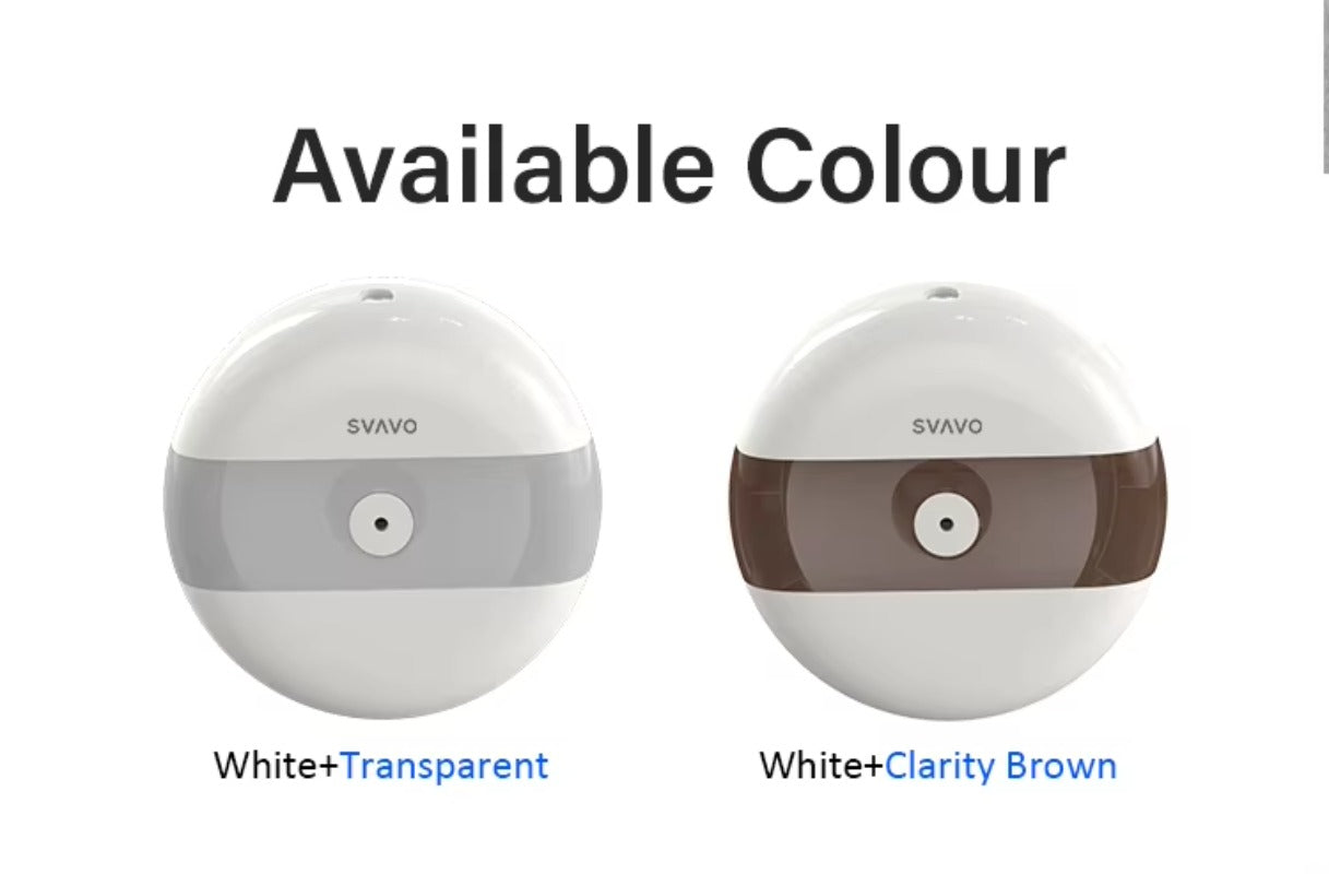 SVAVO ZM-066 壁掛式商用浴室大卷衛生紙架 - ABS 材質 現代簡約款 多色可選