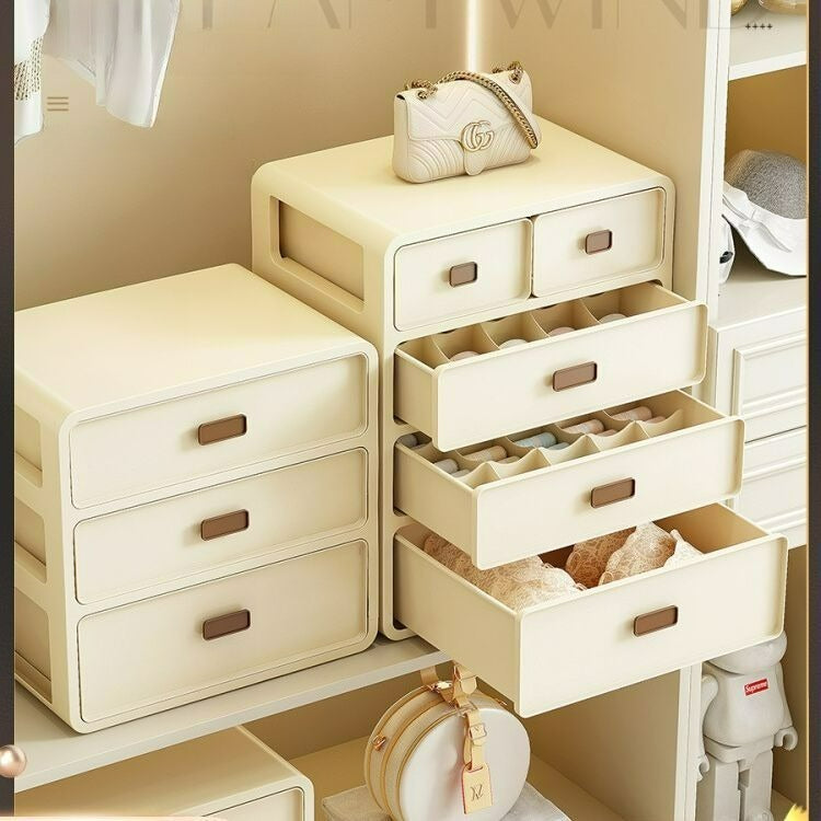 抽屜式衣櫃分隔收納盒｜家用塑膠整理箱 衫褲雜物分類盒 屋企衣櫃慳位執拾神器