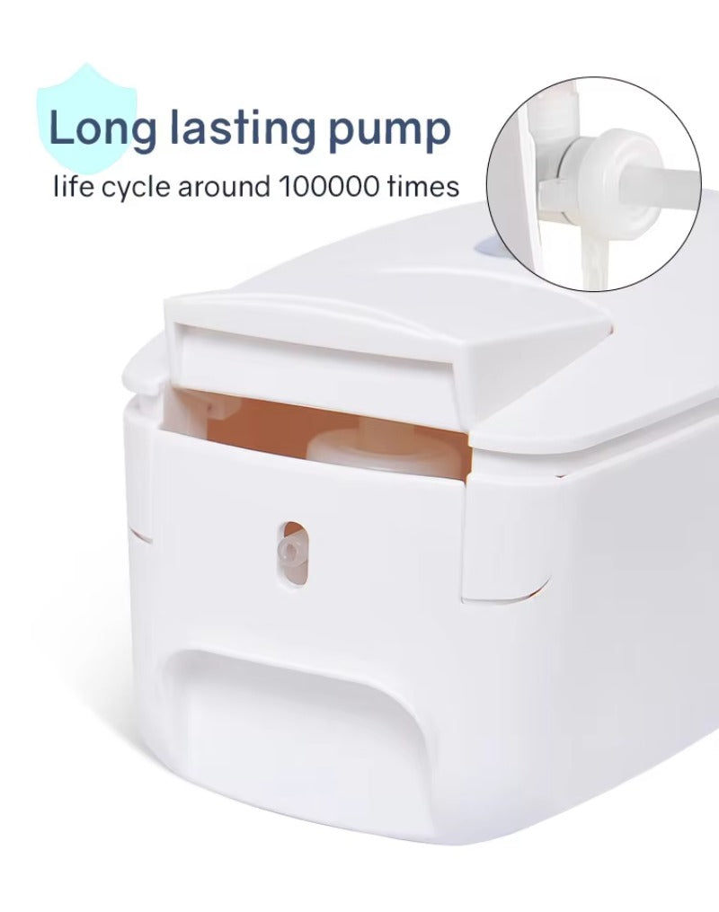 SVAVO PL-151051 手動液體皂液器 - 800ml 壁掛式 底部按壓 白 / 白 + 灰 / 黑三色可選