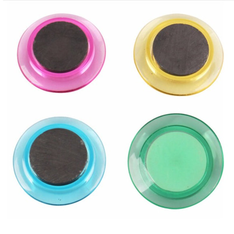 AHLT 強力彩色透明磁粒 20mm-30mm 黑板白板吸鐵石 辦公教學磁貼