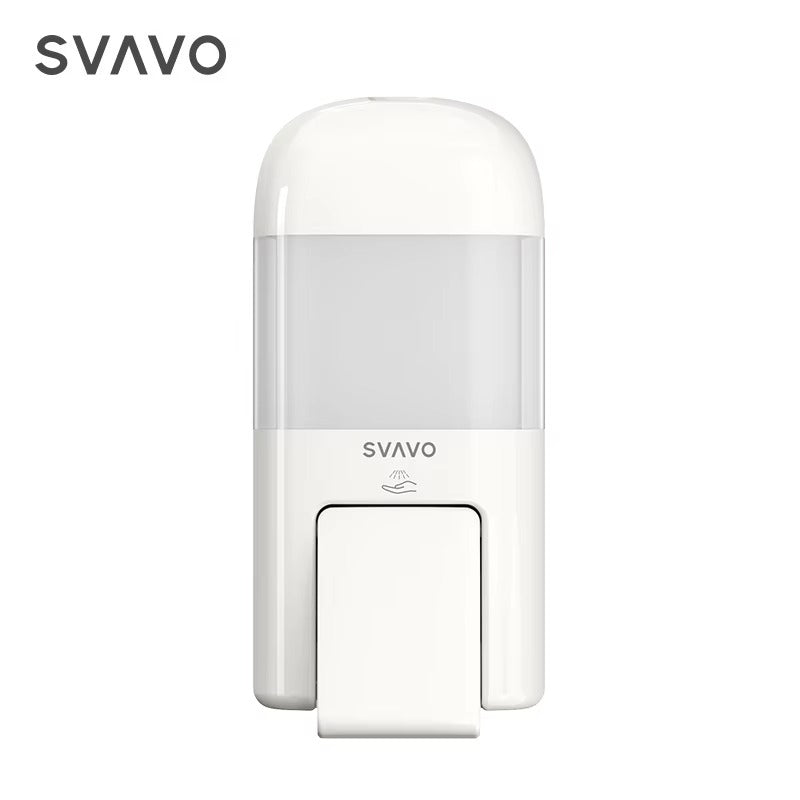SVAVO ZM-053F 手動噴霧皂液器 - 700ml 壁掛式 商用款 白 / 透明棕兩色可選