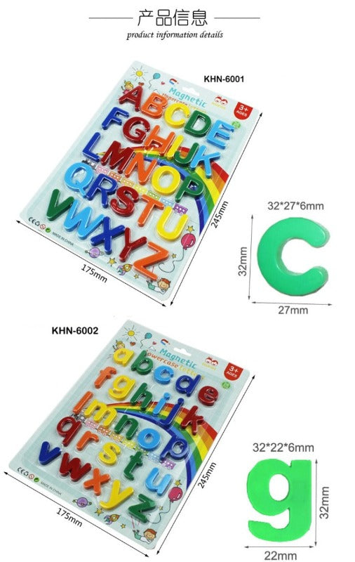 Kidario 兒童磁性益智玩具套組 含幾何拼圖 / 數字符號 / 大小寫字母 3 歲 +