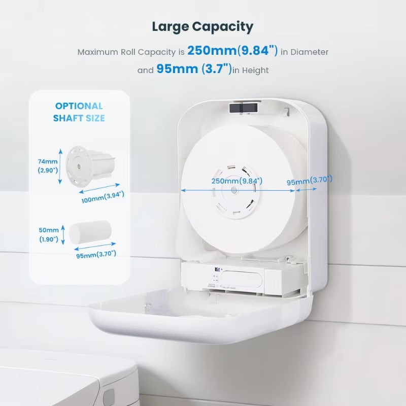 SVAVO ZM-016 壁掛式感應自動切斷衛生紙分配器 - ABS 材質 現代款 多色可選