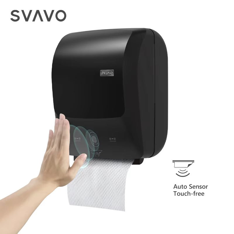 SVAVO PL-151063 壁掛式無接觸自動紙巾分配器 - ABS 材質 現代簡約風