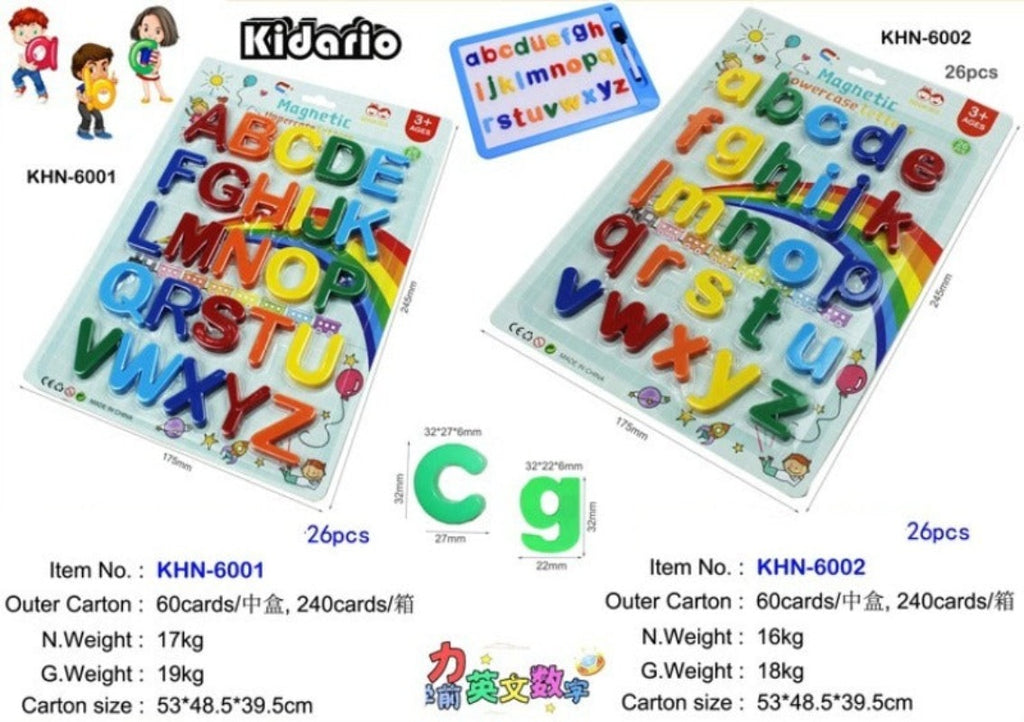 Kidario 兒童磁性益智玩具套組 含幾何拼圖 / 數字符號 / 大小寫字母 3 歲 +