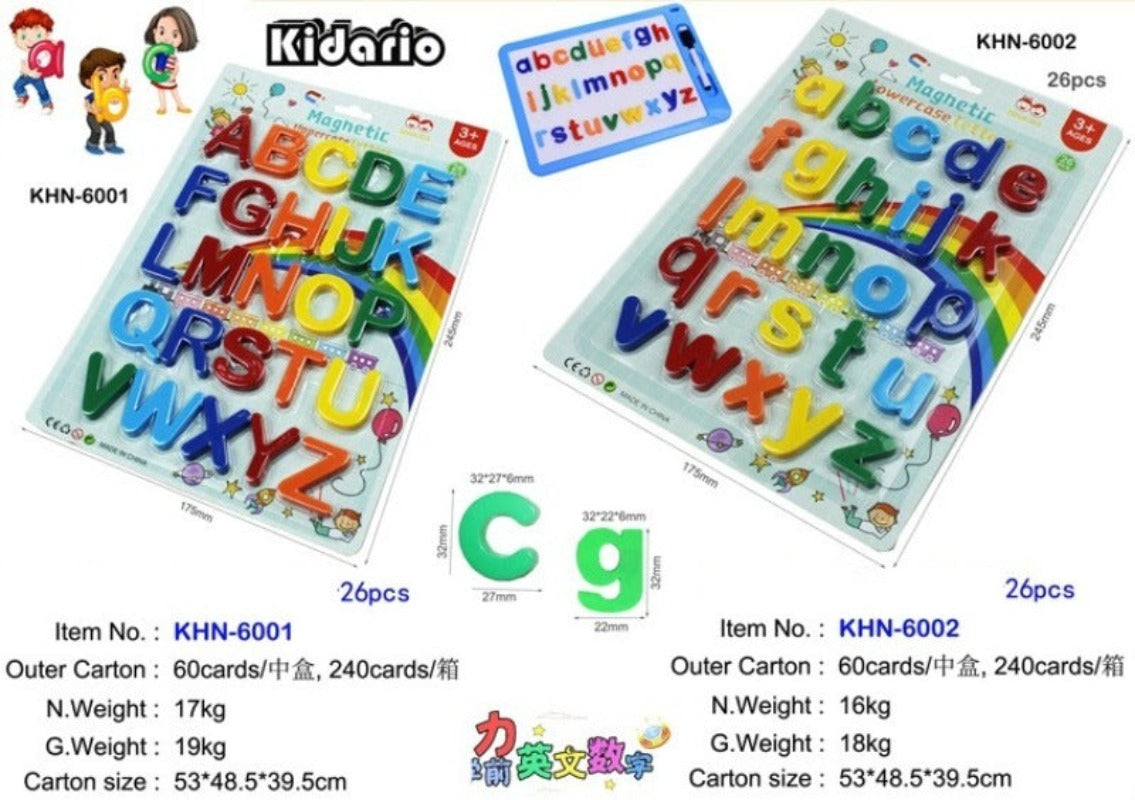 Kidario 兒童磁性益智玩具套組 含幾何拼圖 / 數字符號 / 大小寫字母 3 歲 +