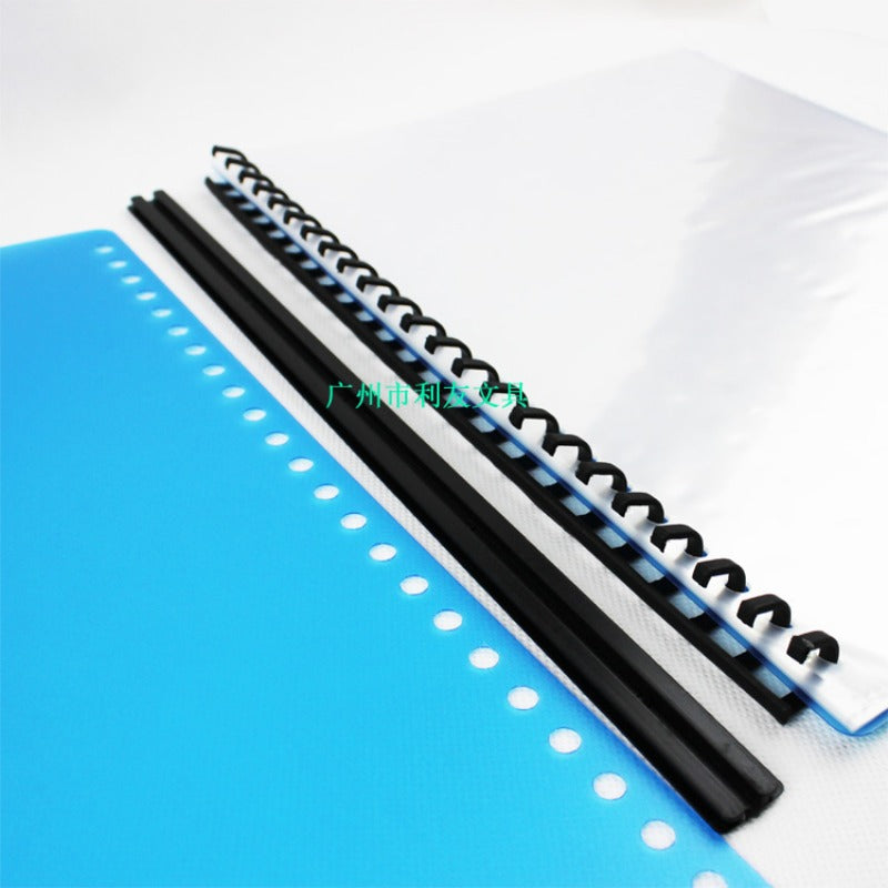 Kidario 2320A 23 孔抽桿式活頁資料冊 A4 20 頁透明插頁袋