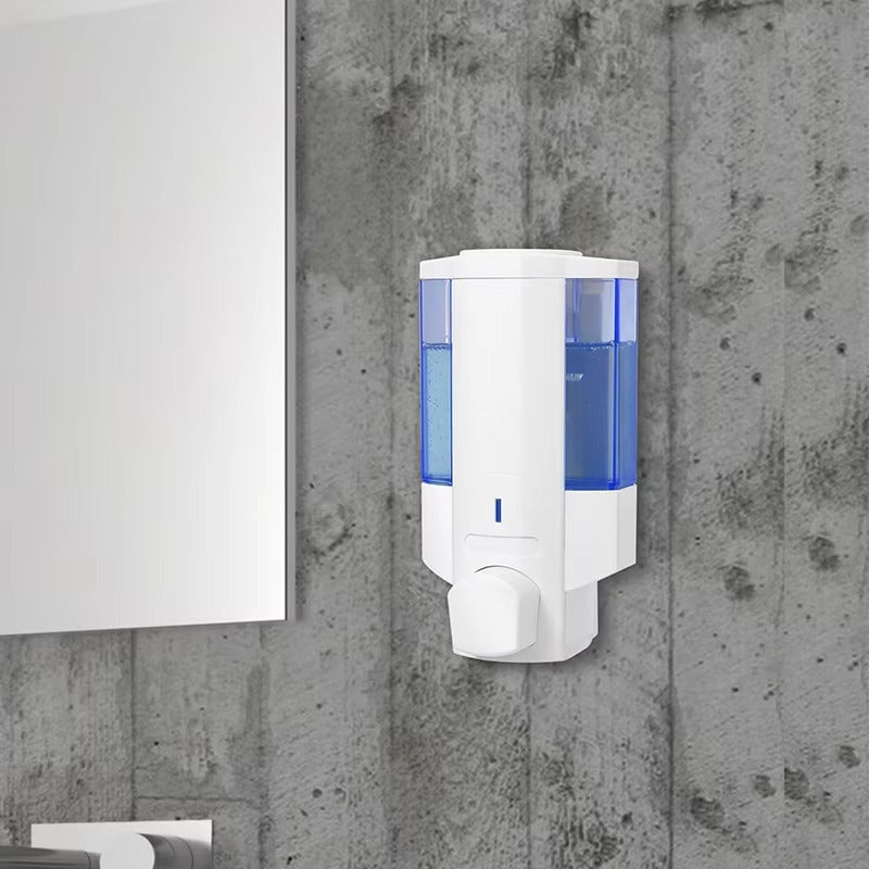 SVAVO V-6101 手動皂液器 - 350ml 壁掛式 洗髮露 / 沐浴露通用 白 / 鉻色可選