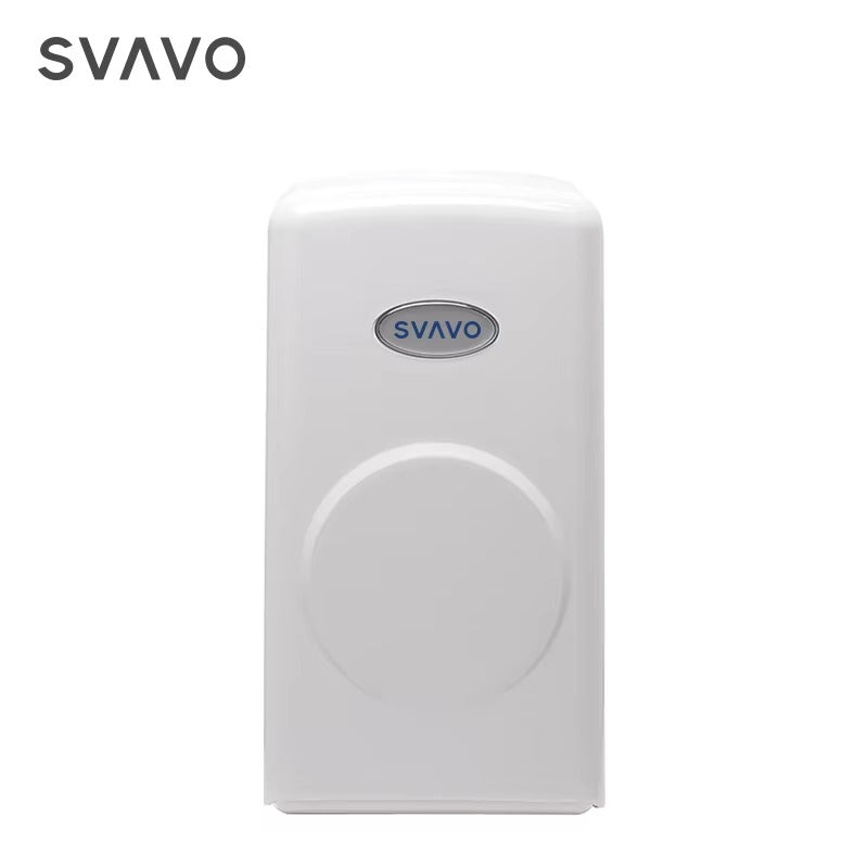 SVAVO V-940C 壁掛式卷紙盒分配器 - ABS 材質 現代款 白 / 白 + 透明棕可選（手紙 / 小卷紙兩用）
