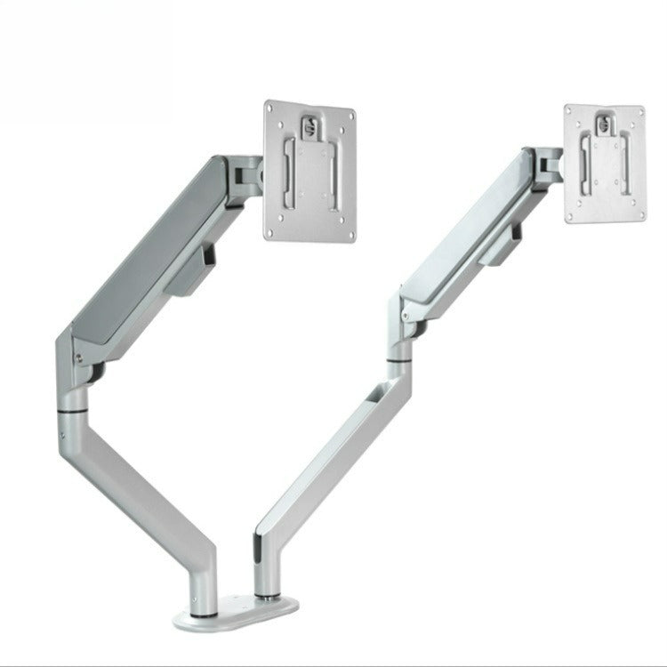 SH-X5 13-32 寸雙屏顯示器支架 氣彈簧雙臂 旋轉升降伸縮