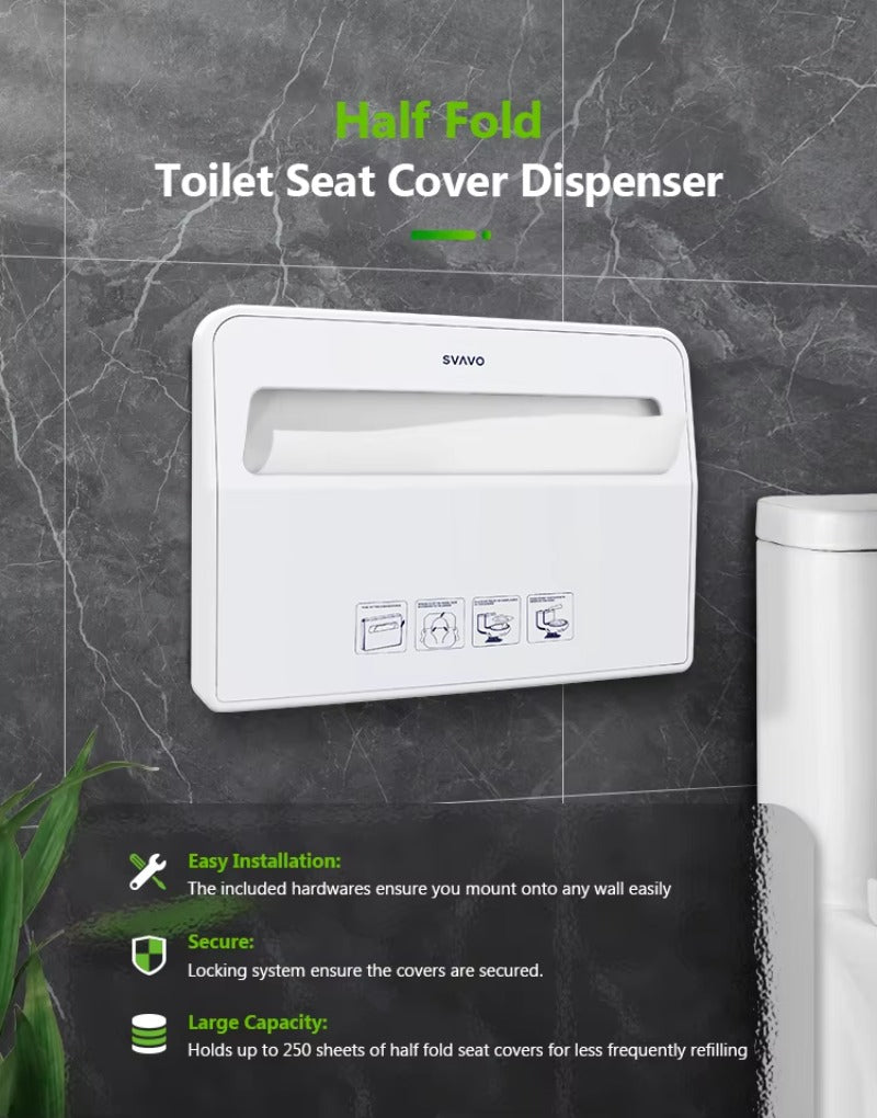 SVAVO VX781 壁掛式紙巾架 - ABS 塑料材質 20 個 / 箱