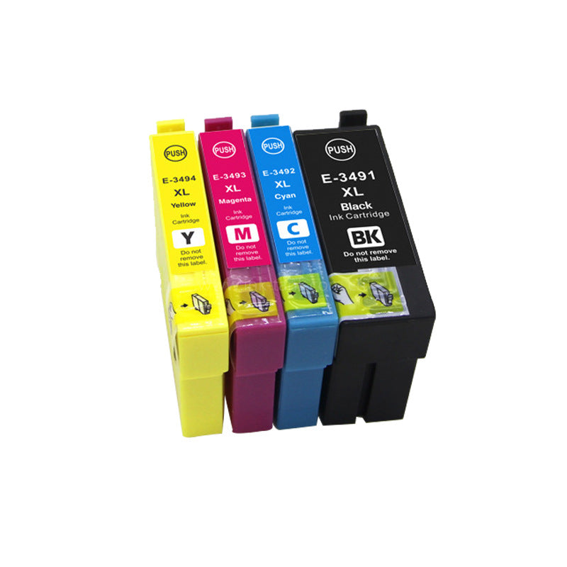 Epson T3491-T3494 優質代用噴墨匣｜WF-3721 打印機適用