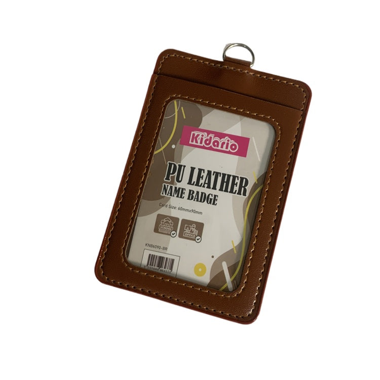 Kidario PU 仿皮卡套 | 雙面可用 60×90mm 證件適用 12 色可選