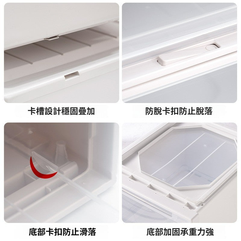 抽屜式透明收納櫃｜塑膠多層收納箱 衣物玩具執拾盒 家用批發 慳位儲物神器