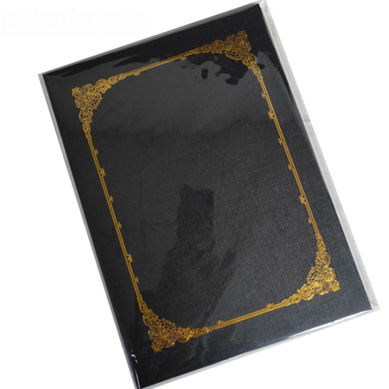 Kidario 絲帶款 A4 證書本 | KCF-03 藍色 / KCF-04 棗紅 / KCF-07 黑色 單色裝