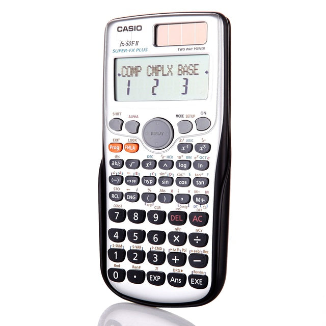 Casio FX-50FII 數學學校計算器 406 功能