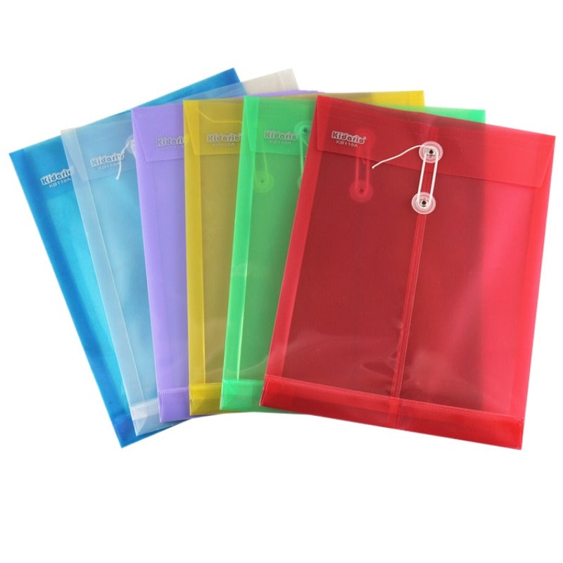 Kidario A4-18C 豎式檔案袋 PVC 透明收納袋
