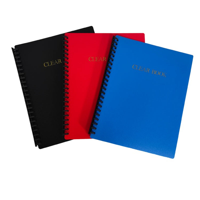 Kidario A4 活頁資料冊 KCH-2321A 23 孔 20 內頁 實色系列 辦公收納冊