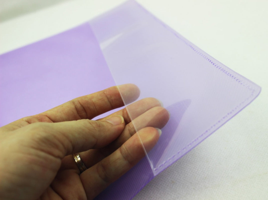 Kidario PVC 加厚文件裝訂夾 KMF907A（A4/310×230mm）2 孔附標籤