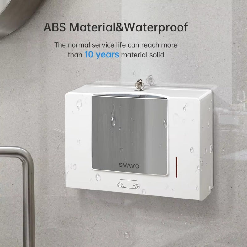 SVAVO VX786 壁掛式紙巾架 - 現代風格 ABS 材質