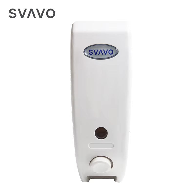 SVAVO V-101 手動液體皂液器 - 400ml 壁掛式 白色 ABS 材質