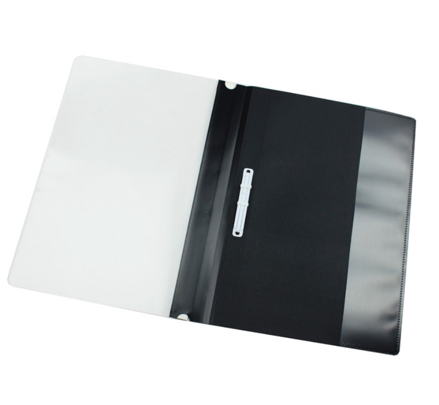 Kidario 320A 2 孔報告夾 A4 PP 加厚 36C 透明封面