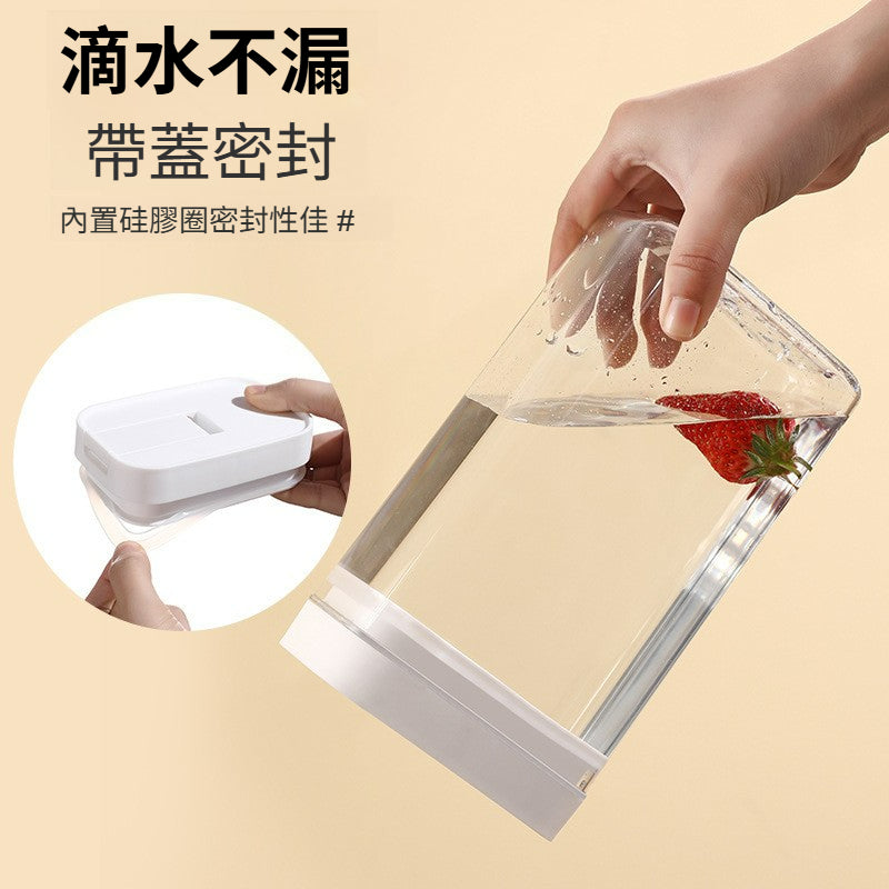 日式透明密封罐｜廚房食品級收納盒 五穀雜糧防潮儲物罐 奶粉冰箱保鮮整理盒