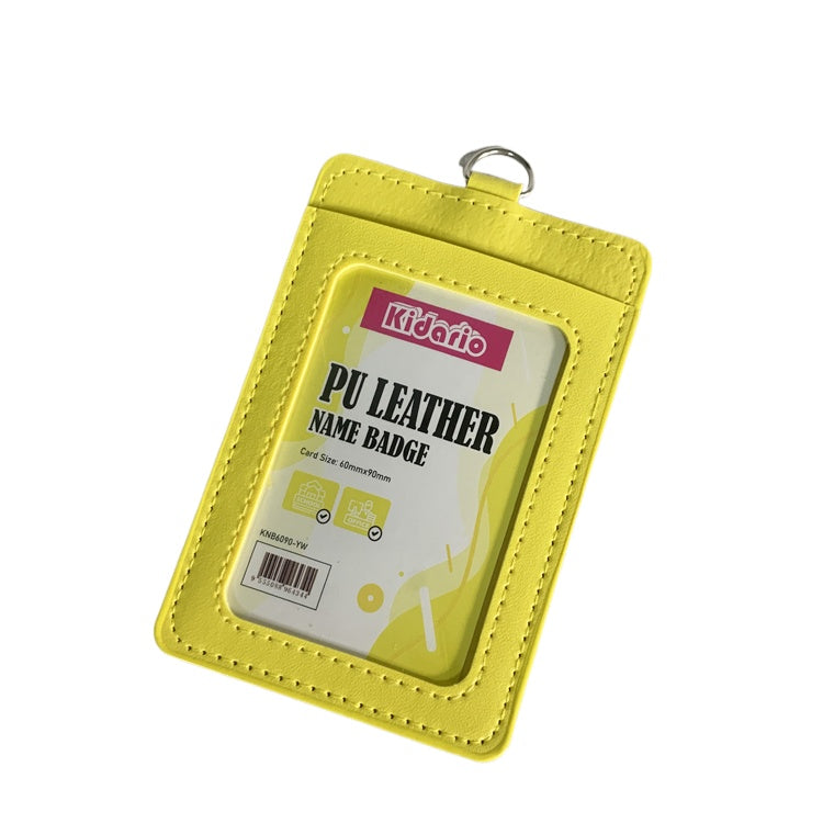 Kidario PU 仿皮卡套 | 雙面可用 60×90mm 證件適用 12 色可選