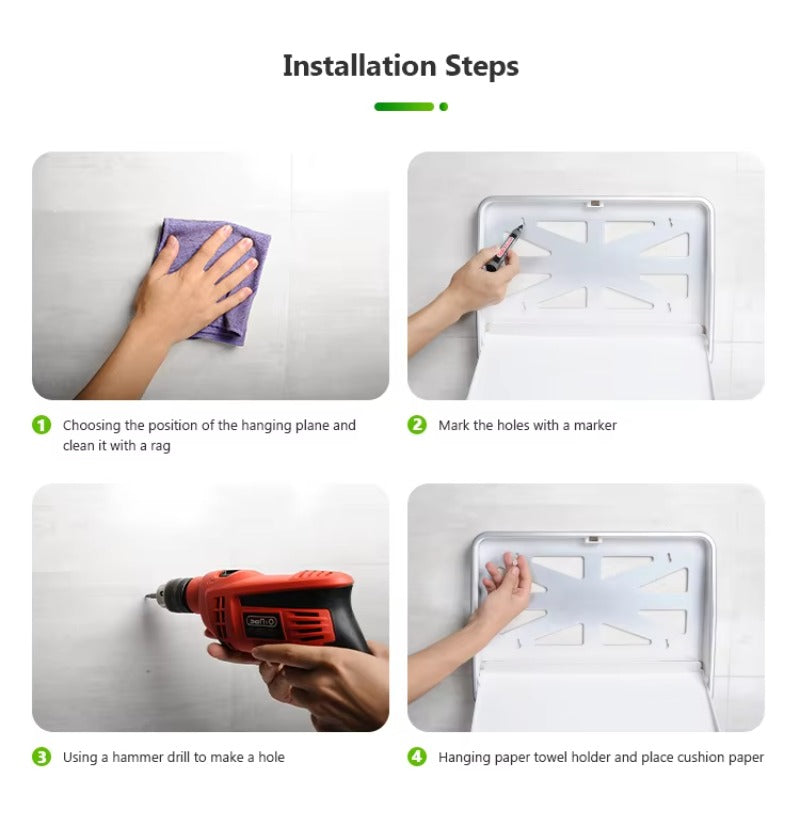 SVAVO VX781 壁掛式紙巾架 - ABS 塑料材質 20 個 / 箱