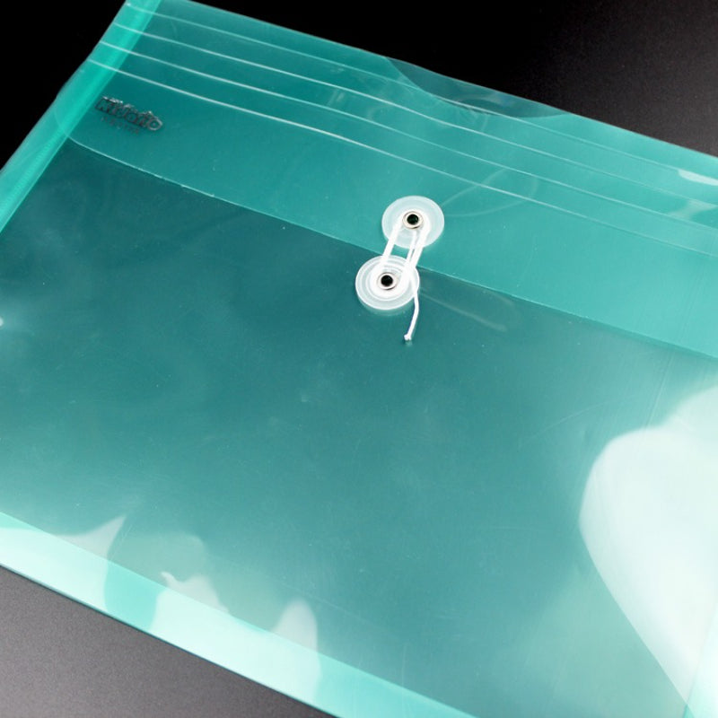 Kidario KB117A 橫式檔案袋 PVC 18C 透明收納袋