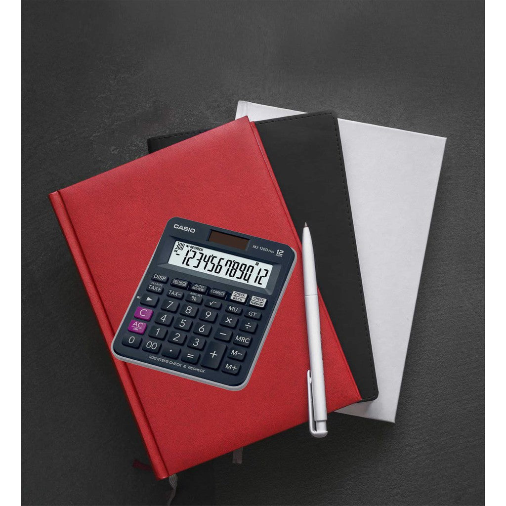 Casio MJ-120DPLUS 計算器商店計算器 12 位檢查功能