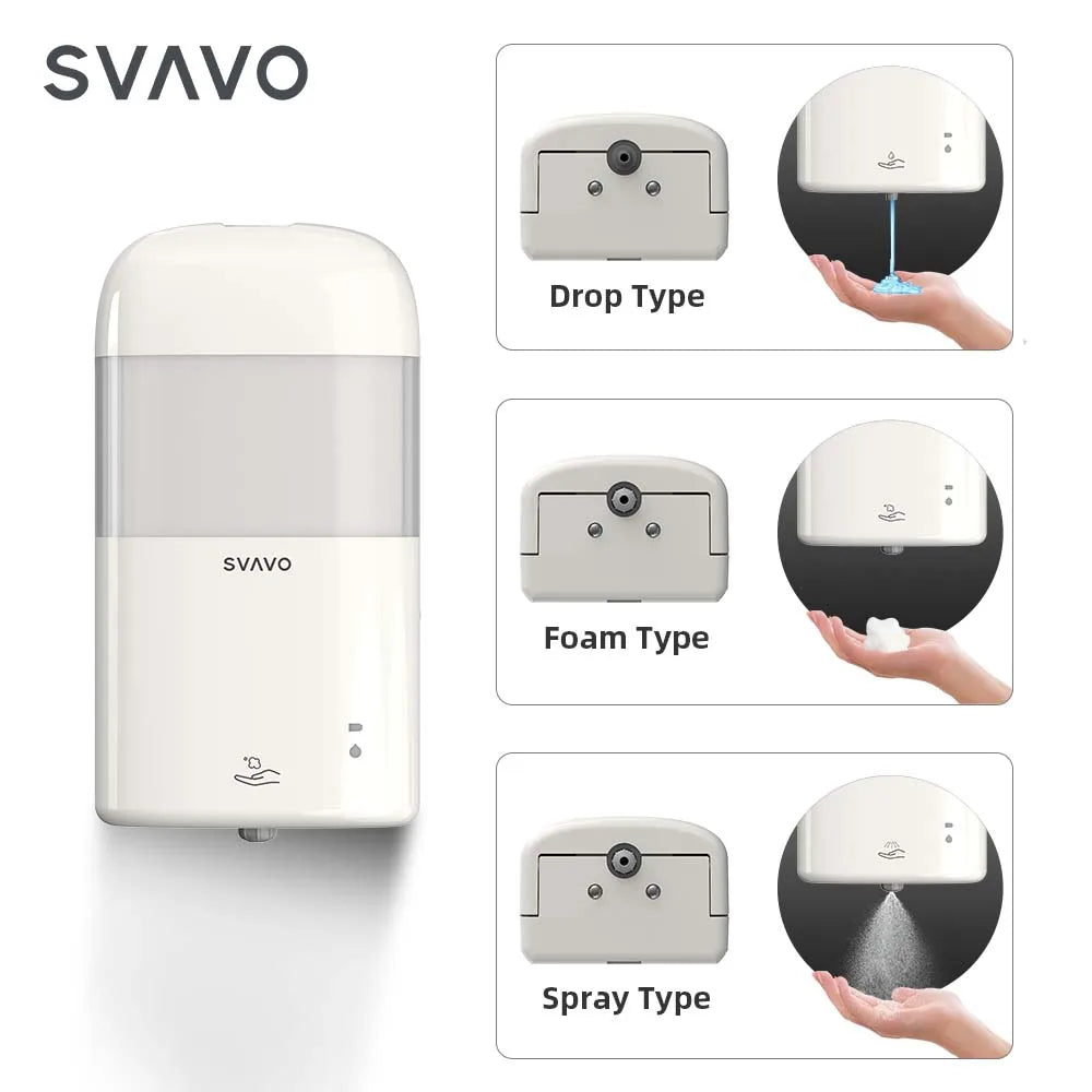 SVAVO ZM - 046FM 自動泡沫皂液器 - 800ml 時尚現代款