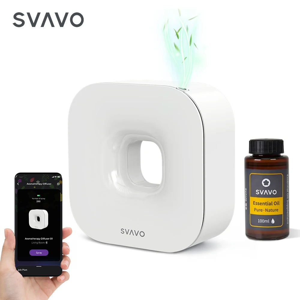 SVAVO PL-151090BL APP 控制無水香薰機 - 51-100mL 容量 壁掛 / 桌面兩用 含電池 + Type-C 供電