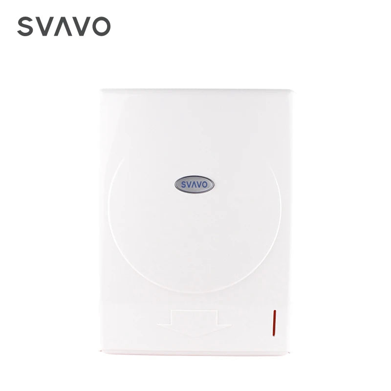 SVAVO V-630 壁掛式擦手紙分配器 - Z 型摺紙專用 現代款 白 / 透明棕可選