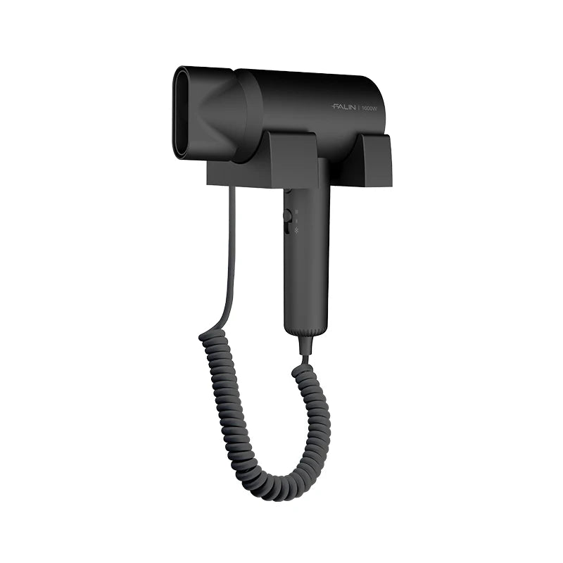 FaLin FL-1017 壁掛式折疊吹風機 - 低輻射高速款 1600W 3 檔調速 黑 / 白 / 灰三色