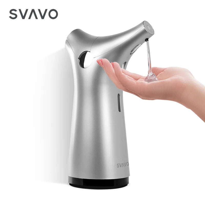 Svavo V - 476 紅外線自動感應皂液器 - 200ml 臺置式 白 / 銀 / 鎳三色可選