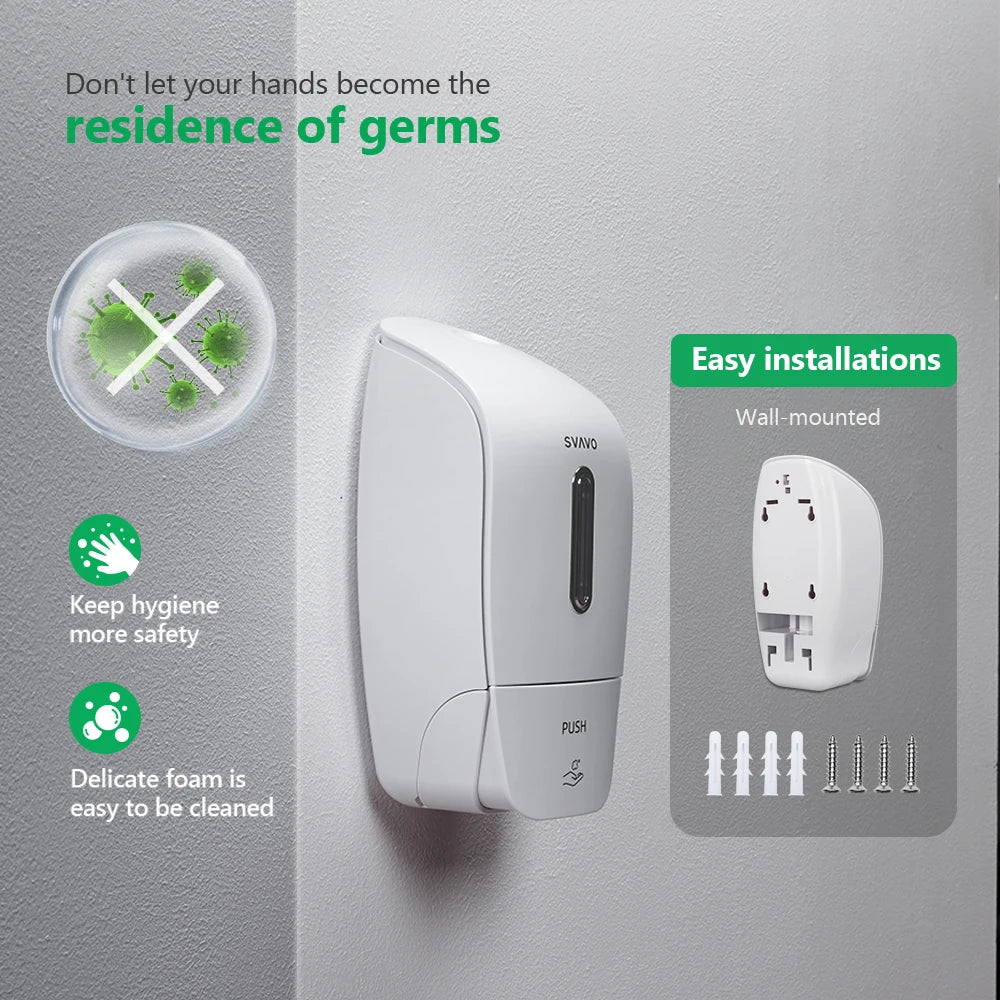 SVAVO PL-151053 批發浴室泡沫洗手乳分配器 - 手動按壓式