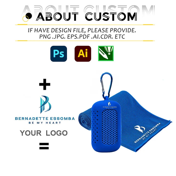 促销定制运动毛巾户外健身凉爽感运动毛巾带标志微纤维运动毛巾定制标志